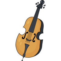 musical instrumento violonchelo png