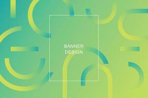 Abstract green and yellow color background. Dynamic shapes composition. Banner, brochure, poster, cover, business presentation template element. Vector illustration EPS 10.