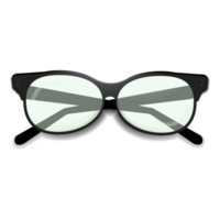 noir encadré lunettes agrafe art png