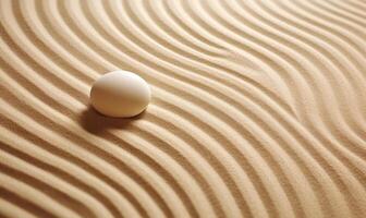 Stones in the desert. Pebbles on sand. For banner, postcard, book illustration. Created with tools photo