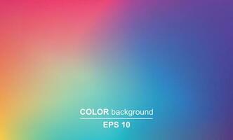 Abstract blurred gradient mesh background. Rainbow colour texture, bright colorful smooth pattern vector illustration. EPS 10. Suitable for wallpaper, banner, background template.