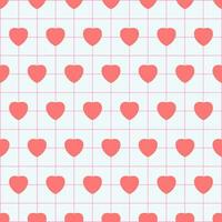 Pattern seamless heart shape sweet background. stripe pattern. vector