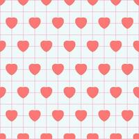 Pattern seamless heart shape sweet background. stripe pattern. vector