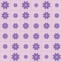 Flower pattern. Abstract geometric pattern with small squares. Design element for web banners, posters, cards, wallpapers, backdrops, panels Vector illustration.