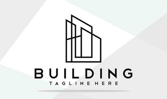 building logo vector design template simple.