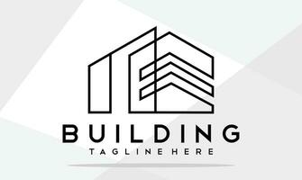 building logo vector design template simple.