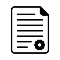 Check this beautifully design icon of agreement document in trendy style vector