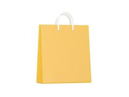 Shopping icon 3d rendering vector illustration transparent