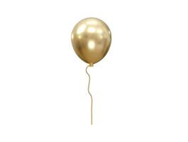 Balloon 3d rendering vector element