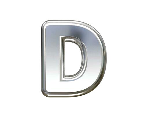 3d rendering alphabet text effect vector transparent element