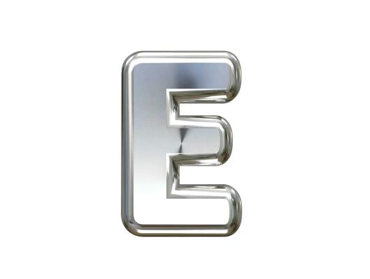 3d rendering alphabet text effect vector transparent element