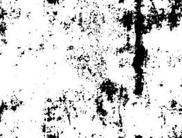 Black and white grunge urban texture vector with copy space. Abstract illustration surface dust and rough dirty wall background with empty template. Distress or dirt and grunge effect concept - vector