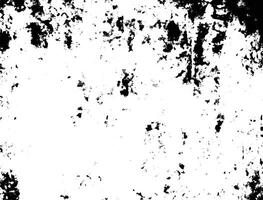 Black and white grunge urban texture vector with copy space. Abstract illustration surface dust and rough dirty wall background with empty template. Distress or dirt and grunge effect concept - vector