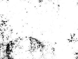 Black and white grunge urban texture vector with copy space. Abstract illustration surface dust and rough dirty wall background with empty template. Distress or dirt and grunge effect concept - vector