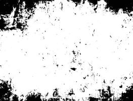 Black and white grunge urban texture vector with copy space. Abstract illustration surface dust and rough dirty wall background with empty template. Distress or dirt and grunge effect concept - vector