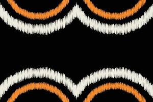 Ethnic Ikat fabric pattern geometric style.African Ikat embroidery Ethnic oriental pattern black background. Abstract,vector,illustration.Texture,clothing,frame,decoration,carpet,motif. vector