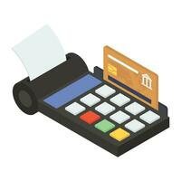 Isometric vector design of Pos