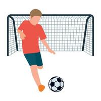 flat icon of person performing different task vector