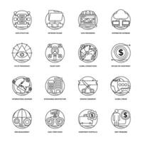 Pack of Business and Data Management Flat Vector Icons