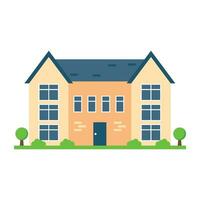 Pack of Modern Homes Flat Vectors