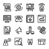 Startup and New Business Flat Vector Set