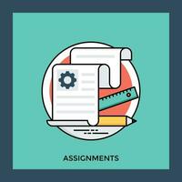 Designing tools and a paper with cog conceptualizing assignment vector
