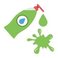 icon of house cleaning vector