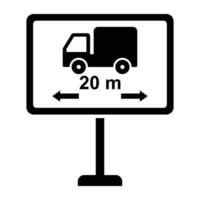 Road Signs and Guidepost Flat Vector Icons Set