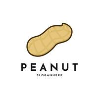 Peanut logo design creative idea vector