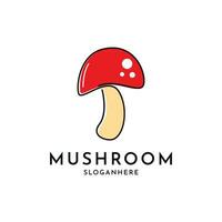 Mushroom logo design creative ideas vector