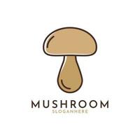 Mushroom logo design creative ideas vector