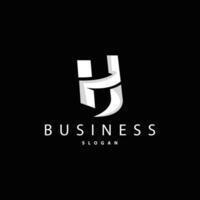 inicial letra h minimalista logo, sencillo lujo logotipo vector, corporativo identidad emblema símbolo diseño marca, compañía, negocio vector