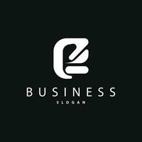 Initial Letter E Minimalist Logo, Simple Luxury Logotype Vector, Corporate Identity Emblem Symbol Design Brand, Company, Business vector