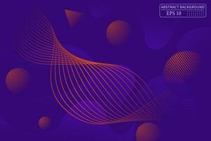 Colorful abstract shapes background. Creative concept, Geometric design vector