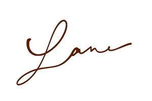 signature series L design illustration vector