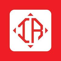 Creative simple Initial Monogram IR Logo Designs. vector