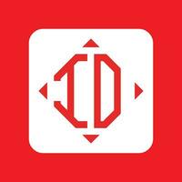 Creative simple Initial Monogram IO Logo Designs. vector