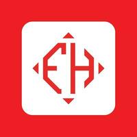 Creative simple Initial Monogram FH Logo Designs. vector