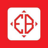 Creative simple Initial Monogram EB Logo Designs. vector