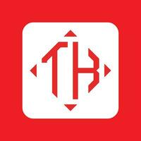 creativo sencillo inicial monograma tk logo diseños vector
