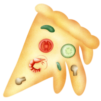 Slice of pepperoni pizza. png