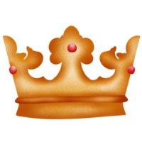 Golden crown mascot png