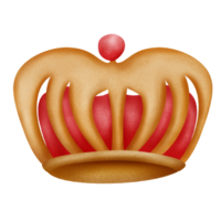 Golden crown mascot png