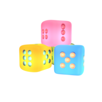 3D icon video games rendered isolated on the transparent background. game cube object for your design. png