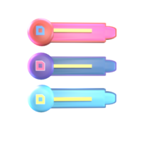 3D icon video games rendered isolated on the transparent background. load icon for your design. png