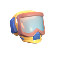 3D icon welding mask rendered isolated on the transparent background png