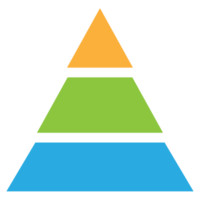 Geschäft Graph Symbol, Farbe Objekt Statistiken Finanzen Präsentation, eben Erfolg Bericht Symbol. png