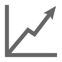 bedrijf verslag doen van icoon. diagram tabel presentatie symbool. png