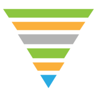 Business graph icon, Color object statistics finance presentation, Flat success report symbol. png