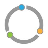 bedrijf diagram icoon, kleur voorwerp statistieken financiën presentatie, vlak succes verslag doen van symbool. png